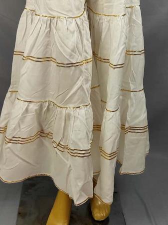 Colored Sharara with Gold Lace